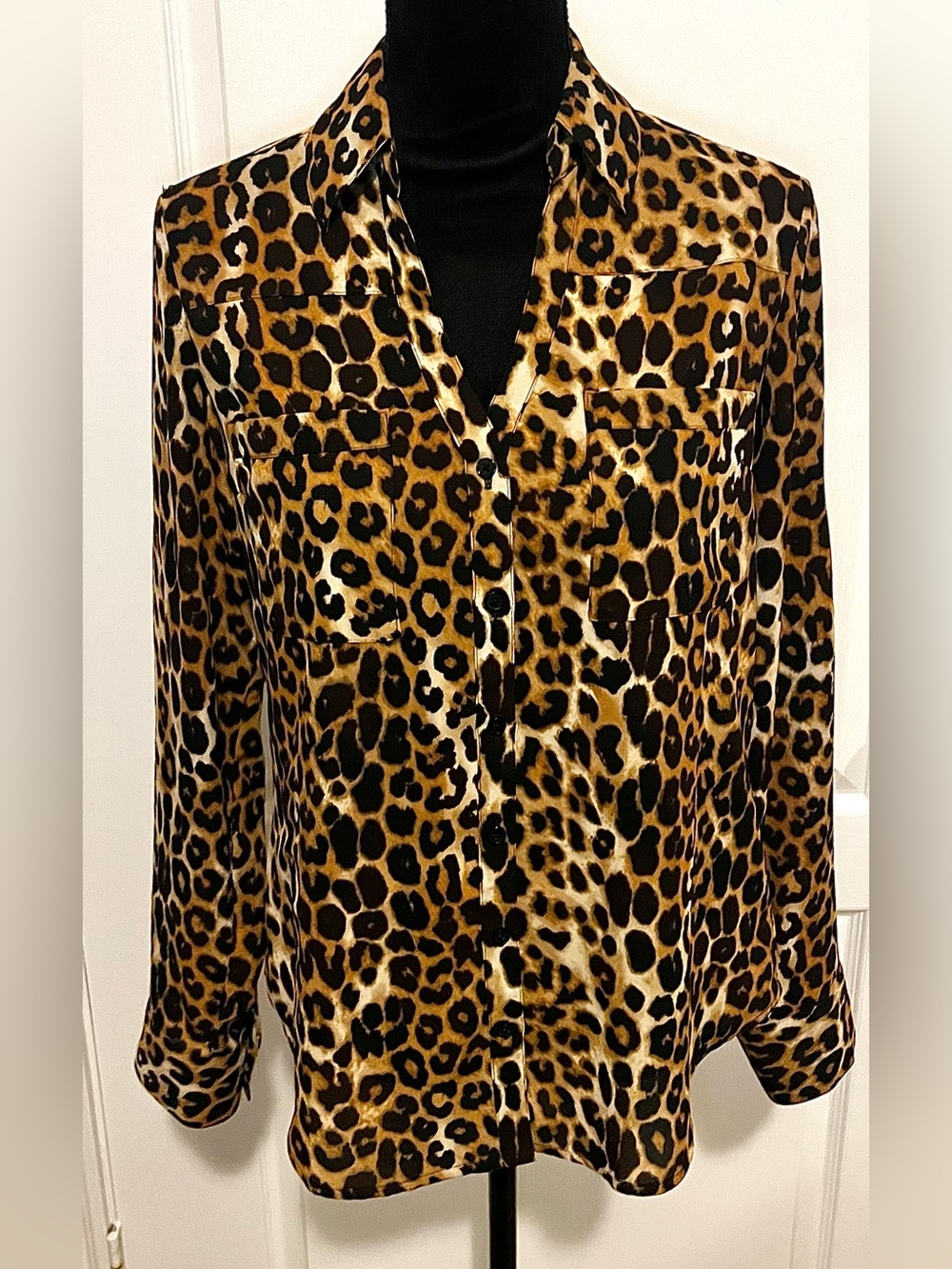 Y2K Express The Portofino Shirt in leopard animal print